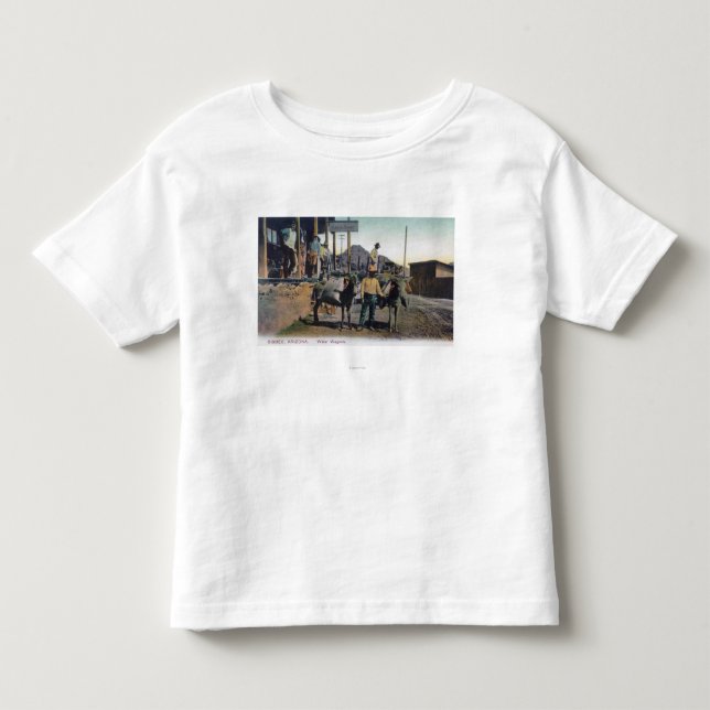 View of Donkeys Carrying WaterBisbee, AZ Toddler T-shirt (Front)