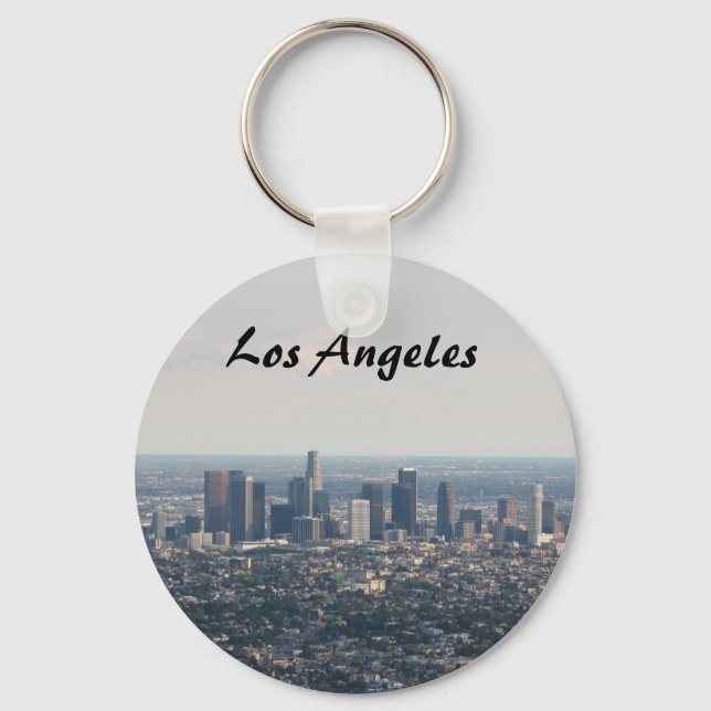 View of Downtown, Los Angeles Keychain (Front)