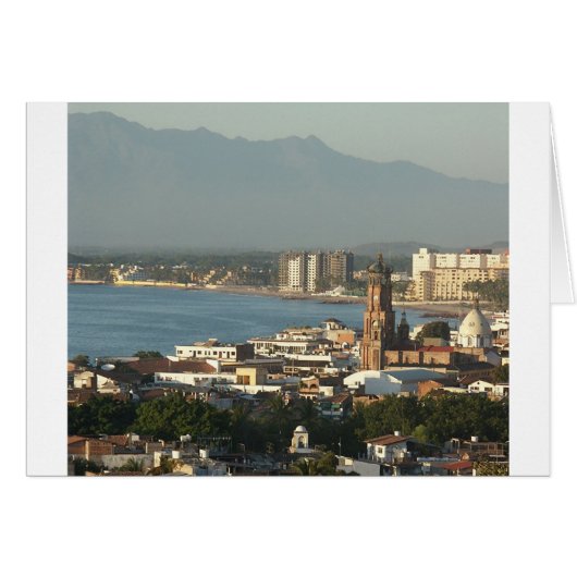 View of Downtown Puerto Vallarta Cards (Front Horizontal)