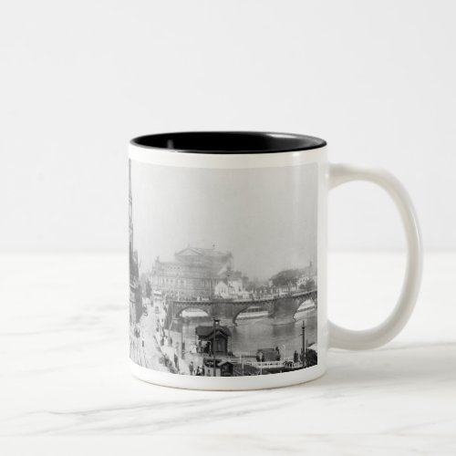 View of Dresden from the Bruehlsche Terrasse Two_Tone Coffee Mug