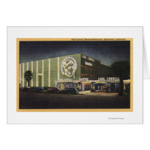 View of Earl Carroll Theatre-Restaurant Cards