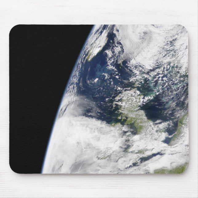 View of Earth from space Mouse Pad (Front)