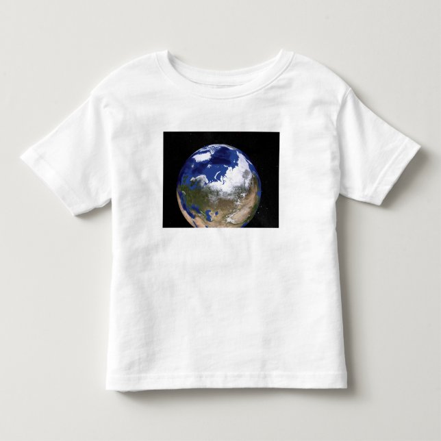 View of Earth showing the Arctic region Toddler T-shirt (Front)
