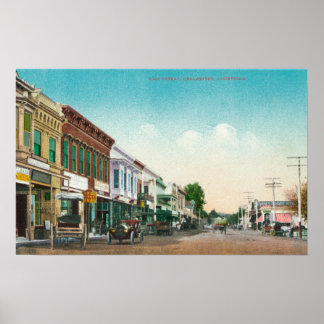 View of East StreetHealdsburg, CA Poster