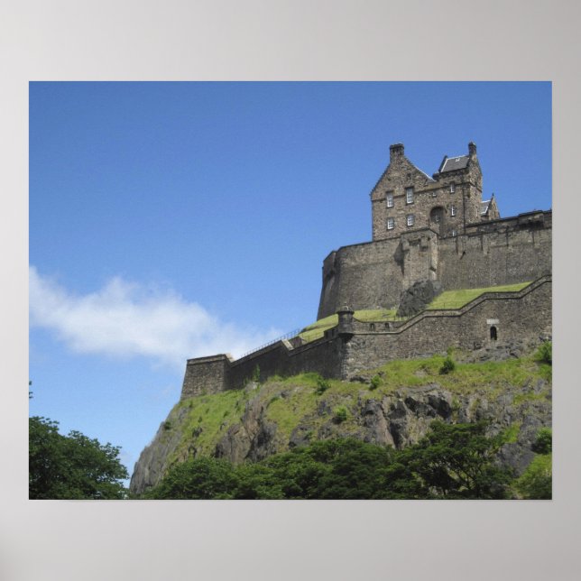 View of Edinburgh Castle, Edinburgh, Scotland, 2 Poster (Front)
