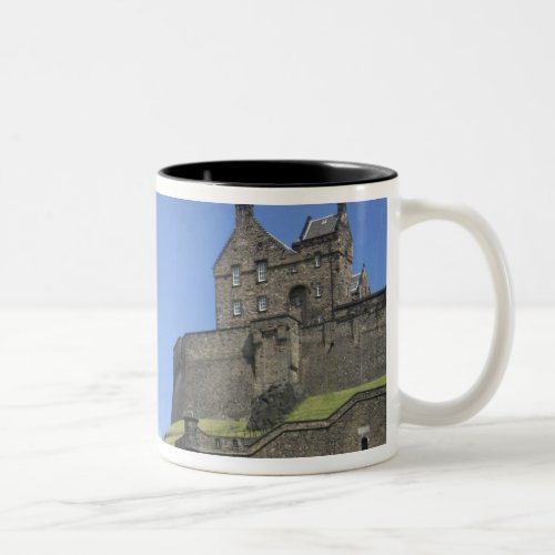 View of Edinburgh Castle Edinburgh Scotland 2 Two_Tone Coffee Mug