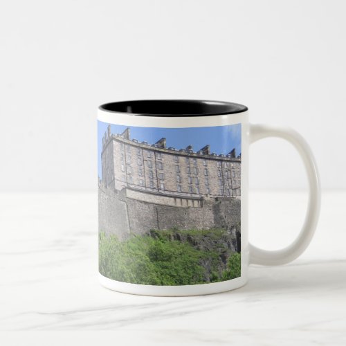 View of Edinburgh Castle Edinburgh Scotland 3 Two_Tone Coffee Mug