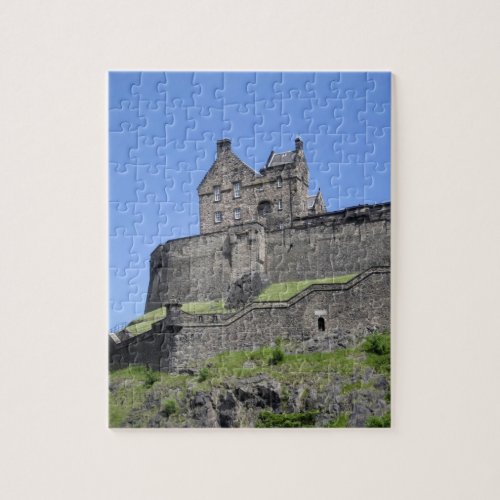 View of Edinburgh Castle Edinburgh Scotland Jigsaw Puzzle