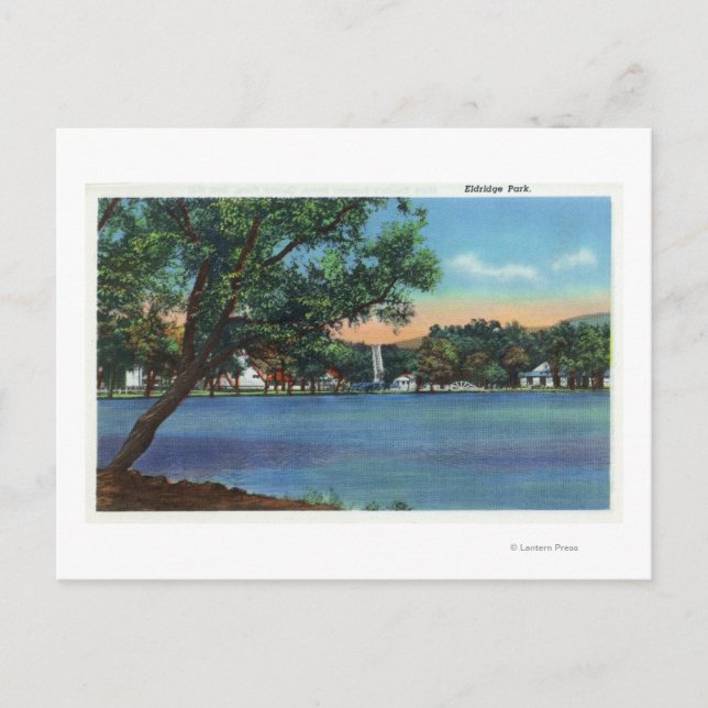 View of Eldridge Park Postcard (Front)