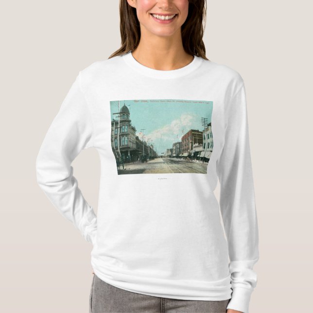 View of Electric Tower from Santa Clara Street T-Shirt (Front)