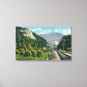 View of Elephant's Head & Crawford Notch Entranc Canvas Print
