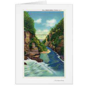 View of Fall Creek Gorge Cards