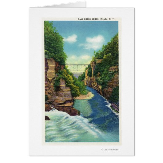 View of Fall Creek Gorge Cards (Front)