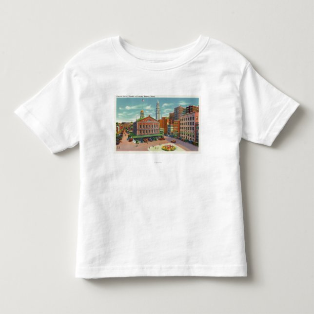 View of Faneuil Hall, the Cradle of Liberty Toddler T-shirt (Front)