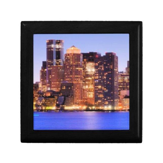 View of Financial District of downtown Boston Gift Box (Front)