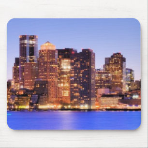 View of Financial District of downtown Boston Mouse Pad