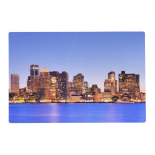 View of Financial District of downtown Boston Placemat