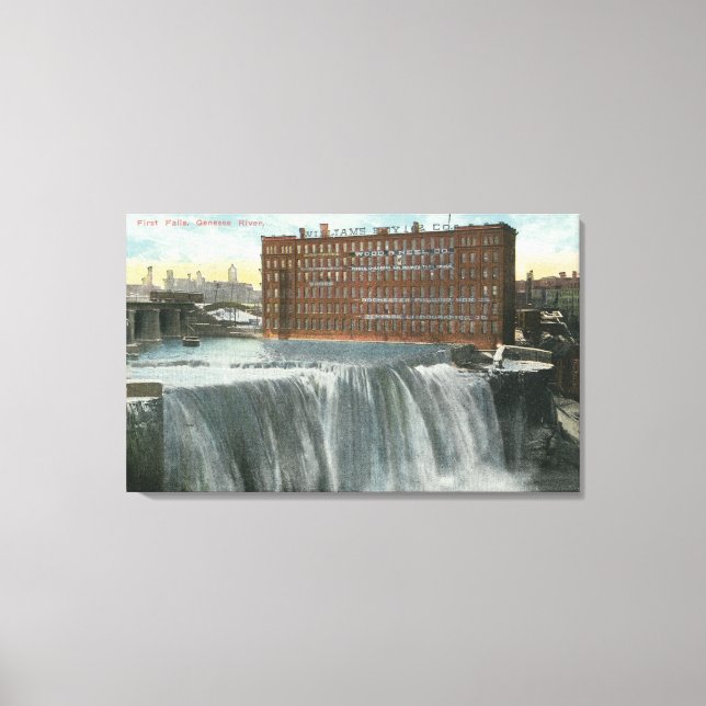 View of First Falls Canvas Print (Front)