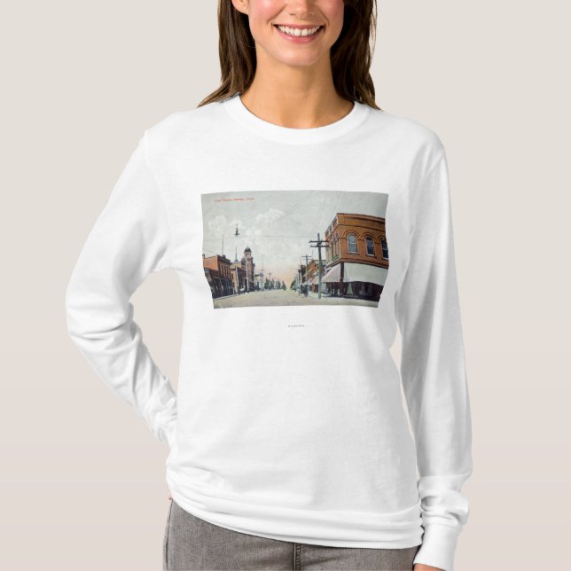 View of First StreetNampa, ID T-Shirt (Front)
