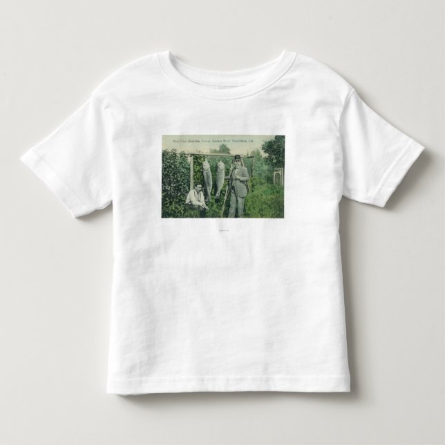 View of Fishermen with Catch near Fitch Mt. Toddler T-shirt (Front)