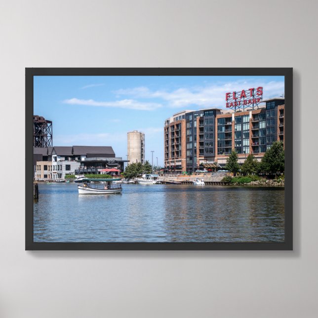 View of Flats East Bank Value Poster Paper (Matte) (Framed Front)
