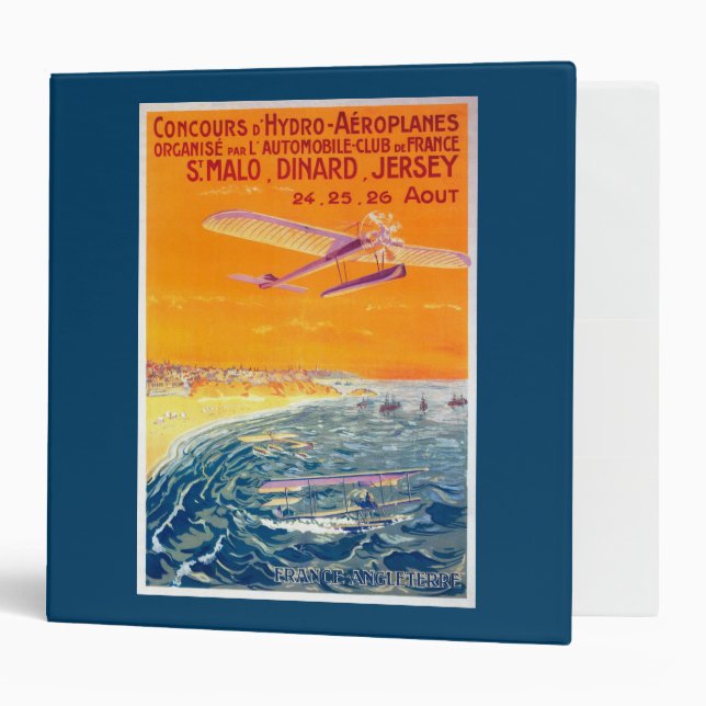 View of Float Planes in Air and Water Poster Binder (Front/Inside)