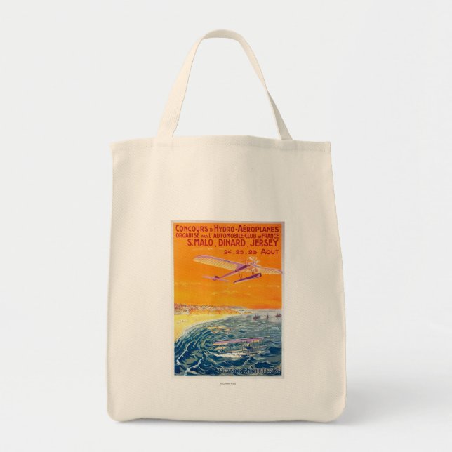 View of Float Planes in Air and Water Poster Tote Bag (Front)
