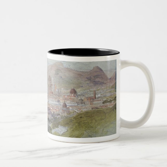 View of Florence, 1837-39 Two-Tone Coffee Mug (Right)