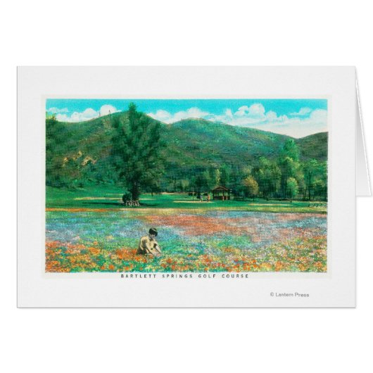 View of Flowering Field Cards (Front Horizontal)