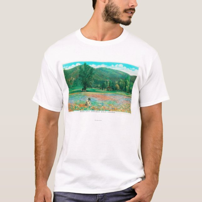 View of Flowering Field T-Shirt (Front)
