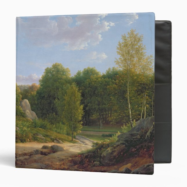 View of Fontainebleau Forest, 1829 Binder (Front/Inside)