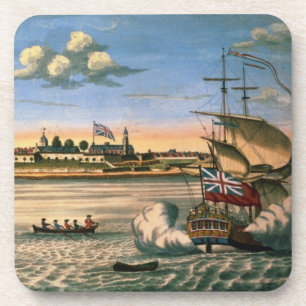 View of Fort George, with the city of New York fro Coaster