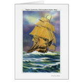 View of Frigate Constitution, Old Ironsides (Front)