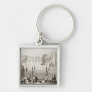 View of Galway from the Claddagh Keychain