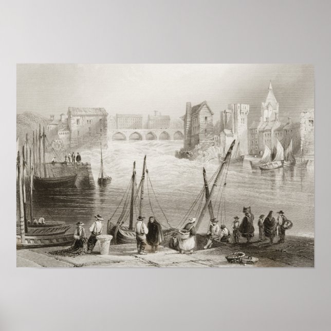 View of Galway from the Claddagh Poster (Front)