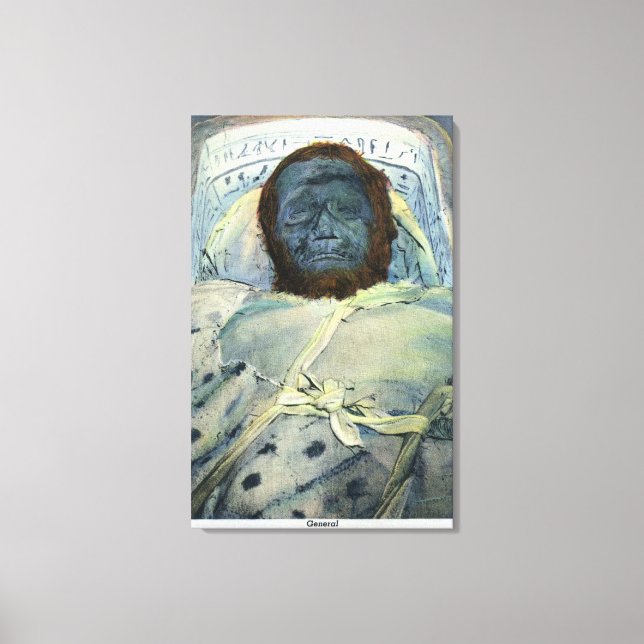 View of General Ossipumphnoferu Mummy Canvas Print (Front)