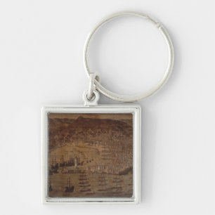View of Genoa Keychain