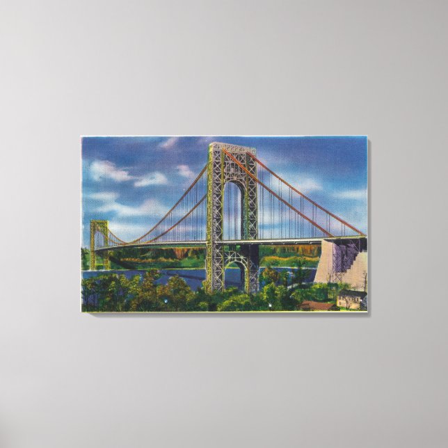View of George Washington Bridge Canvas Print (Front)