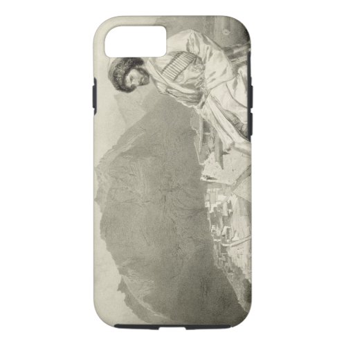 View of Ghimri and Portrait of Hadji_Mourad plate iPhone 87 Case