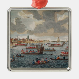 View of Gravesend with troops Metal Ornament