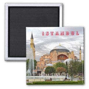 View of Hagia Sophia. (Hagia Sophia Museum). Magnet