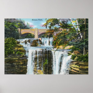 View of Haines Falls Poster
