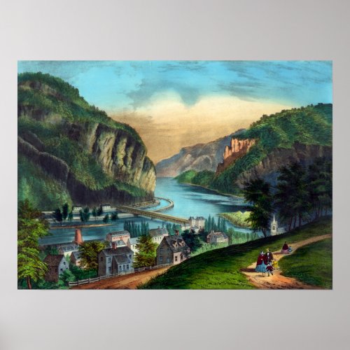 View of Harpers Ferry Va _ 1907 Poster
