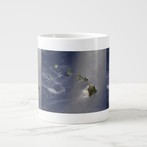 View of Hawaii from Space Large Coffee Mug