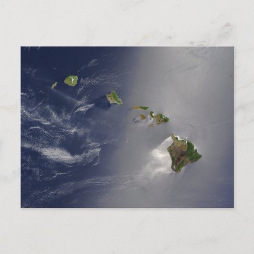 View of Hawaii from Space Postcard