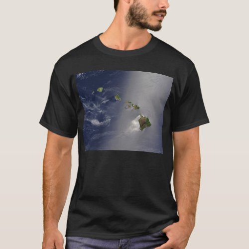View of Hawaii from Space T_Shirt