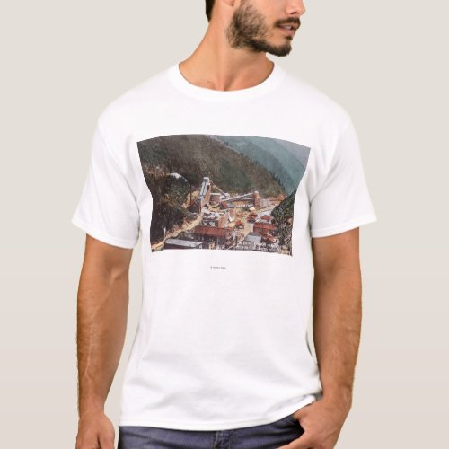 View of Hecla Mine Looking Down the Canyon T_Shirt