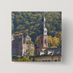 View of Heidelberg's Old Town Button