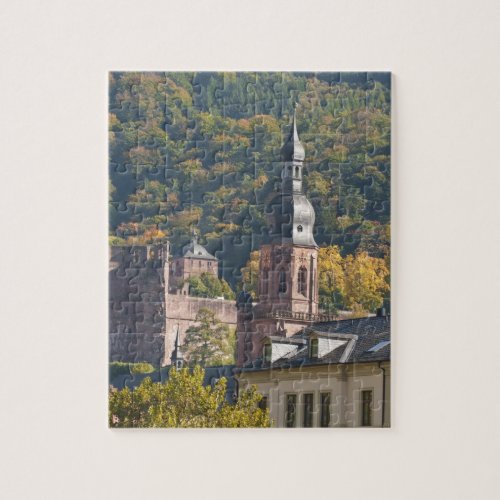 View of Heidelbergs Old Town Jigsaw Puzzle