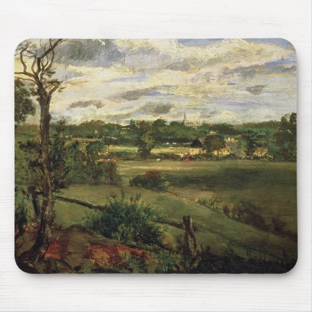 View of Highgate from Hampstead Heath, c.1834 Mouse Pad (Front)